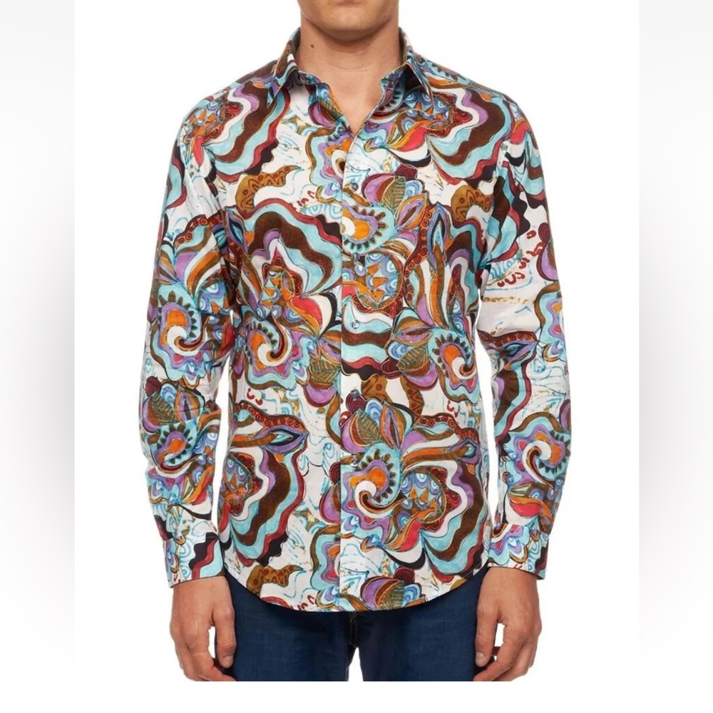 Robert graham Jimbo limited edition shirt sz L New